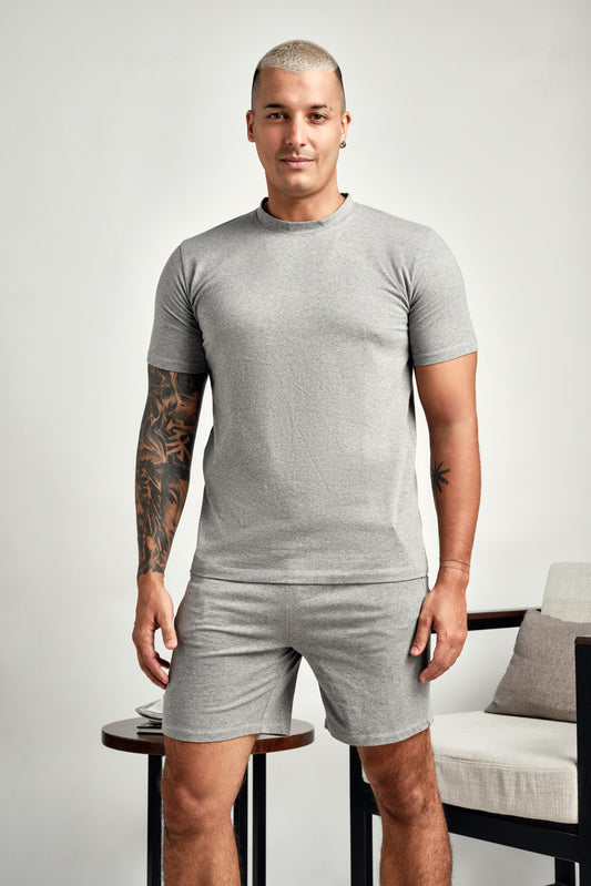 LEO DRAWESTRING SHORT - GRAY