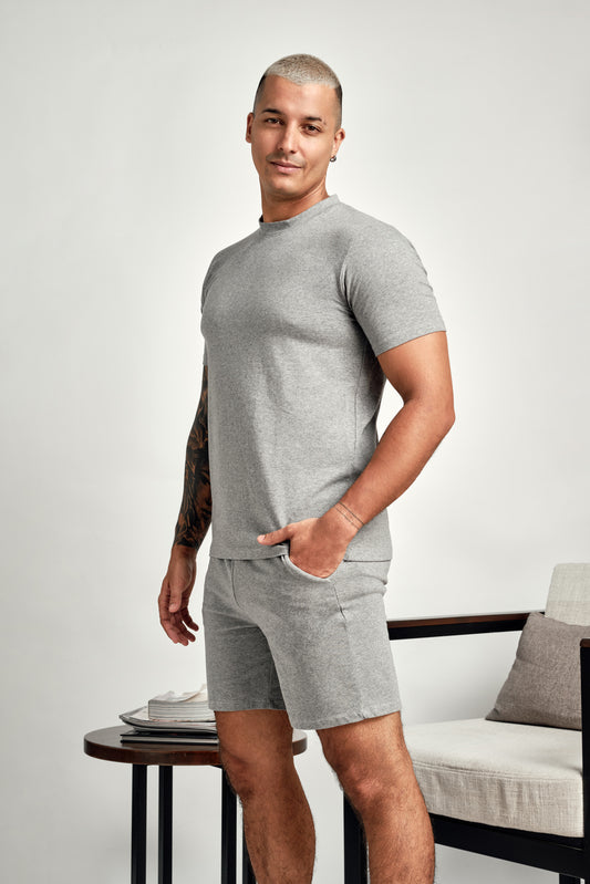 LEO DRAWESTRING SHORT - GRAY