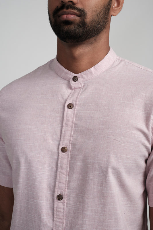MATEO SHIRT - PINK MARL