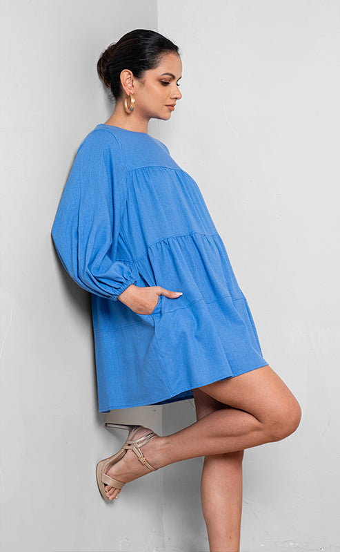 ZARY DRESS - BLUE