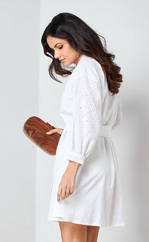 ZOYA DRESS - WHITE