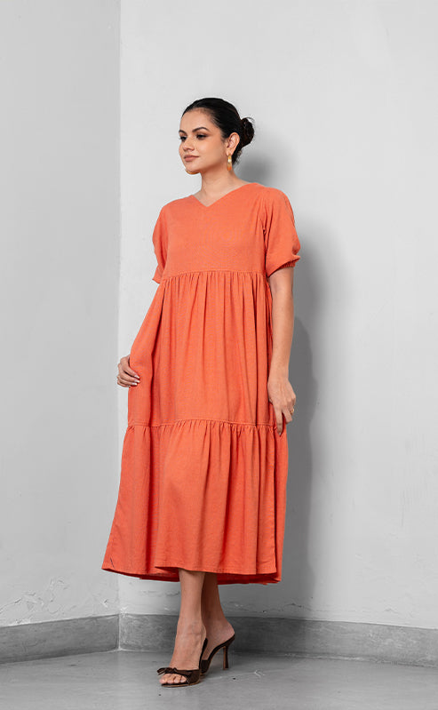 SAMMY DRESS - RUSTIC ORANGE