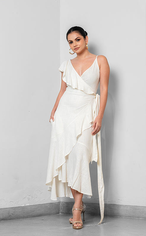 TASHA DRESS - WHITE