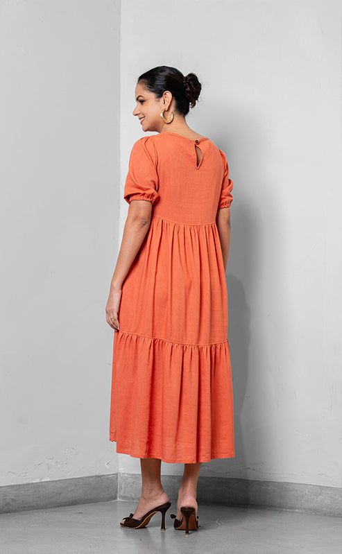 SAMMY DRESS - RUSTIC ORANGE