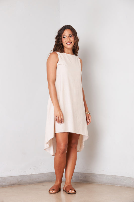 STEPHANIE DRESS - OFF WHITE