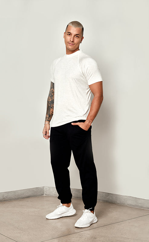 JACKWA T-SHIRT - OFFWHITE MARL