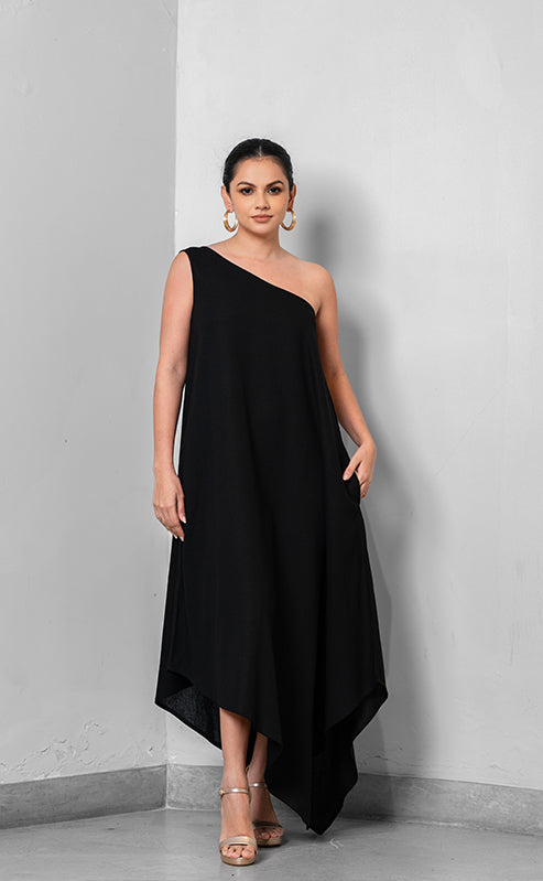 ASH DRESS - BLACK