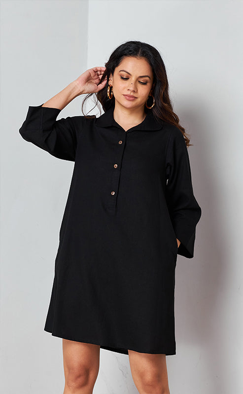 HED DRESS - BLACK