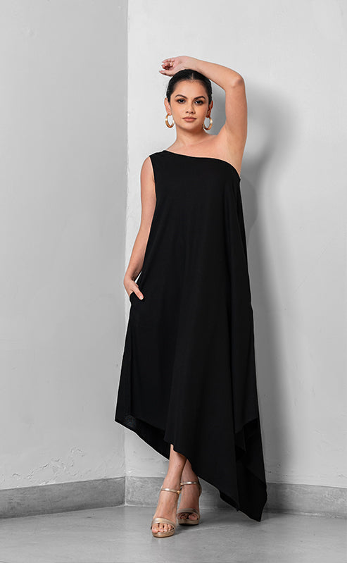 ASH DRESS - BLACK