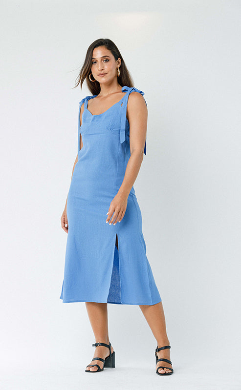 ALESSANDRA DRESS - BLUE