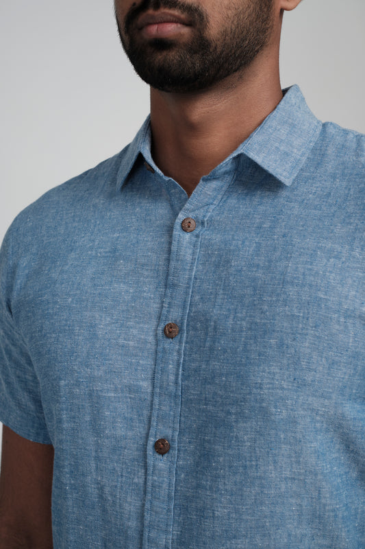CALEB SHIRT - COBALT BLUE