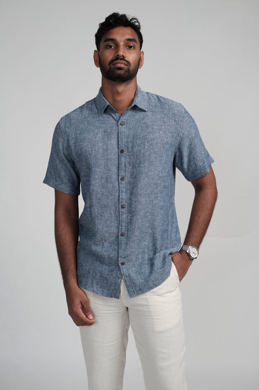 CALEB SHIRT - NAVY