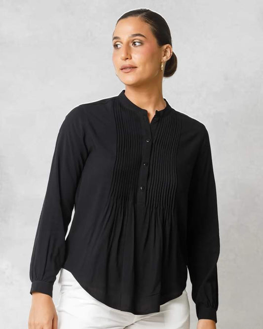 POLINA TOP - BLACK