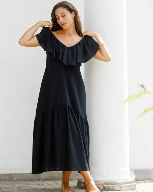 SILVIA DRESS - BLACK