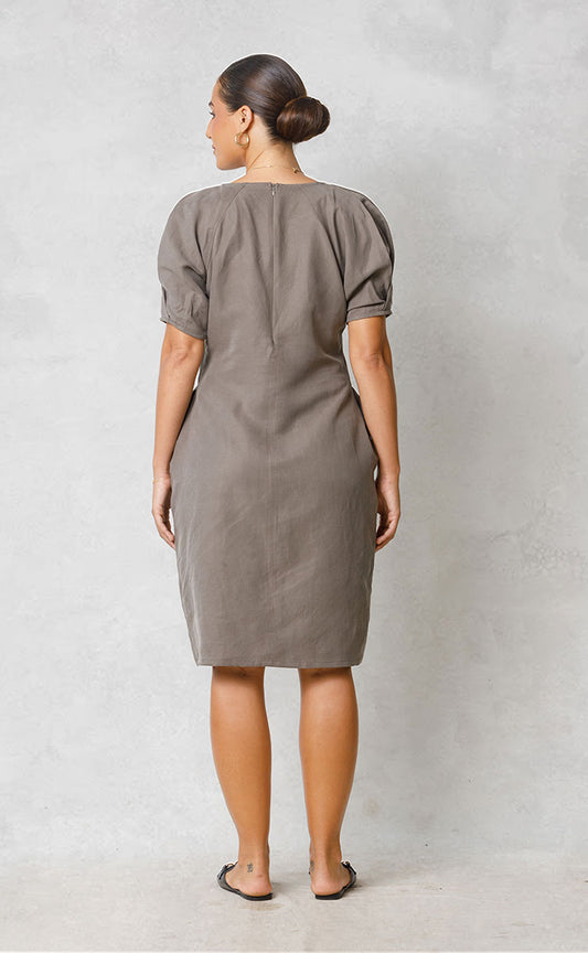 CHAVA DRESS - GRAY