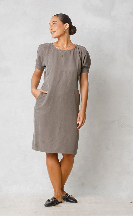 CHAVA DRESS - GRAY