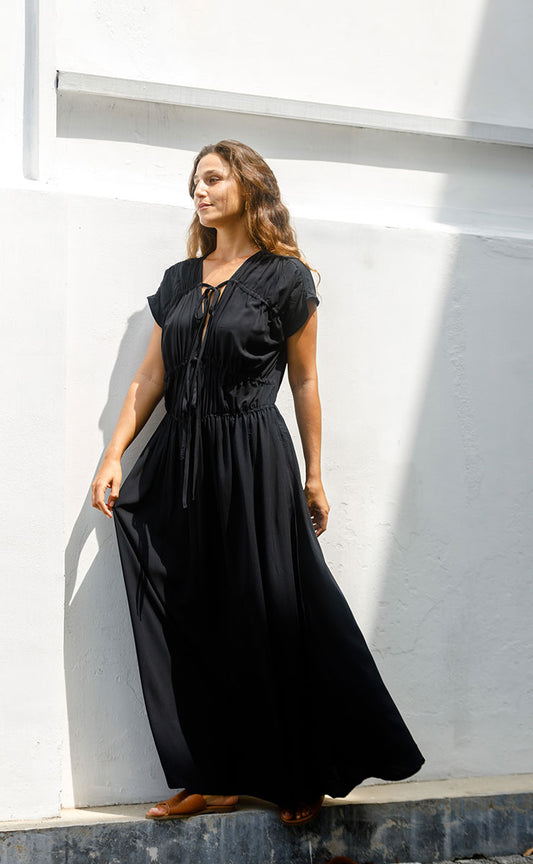 OAKLYN DRESS - BLACK