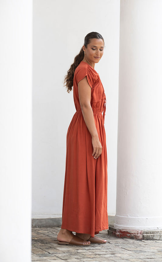 OAKLYN DRESS - ORANGE